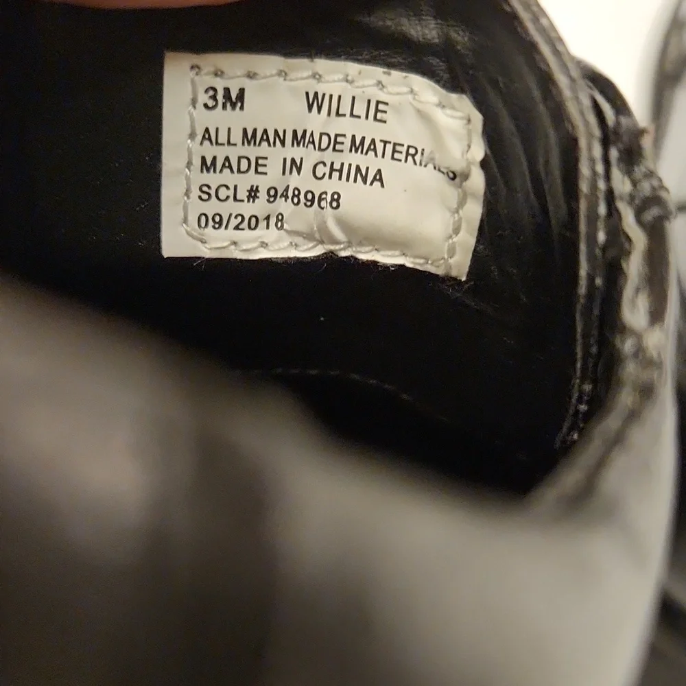 Madison Avenue Shoes Size 3 Black Dress Shoes Boys Formal